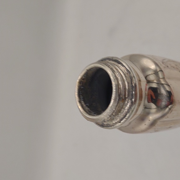 Vintage LaFrance salt and pepper shakers metal plated USA made SPC - Picture 10 of 11